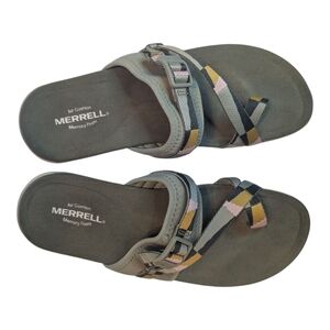 Merrell Women's Green Strappy Sandals Air Cushion